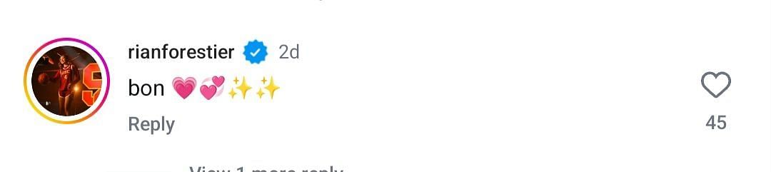 Forester's IG comment